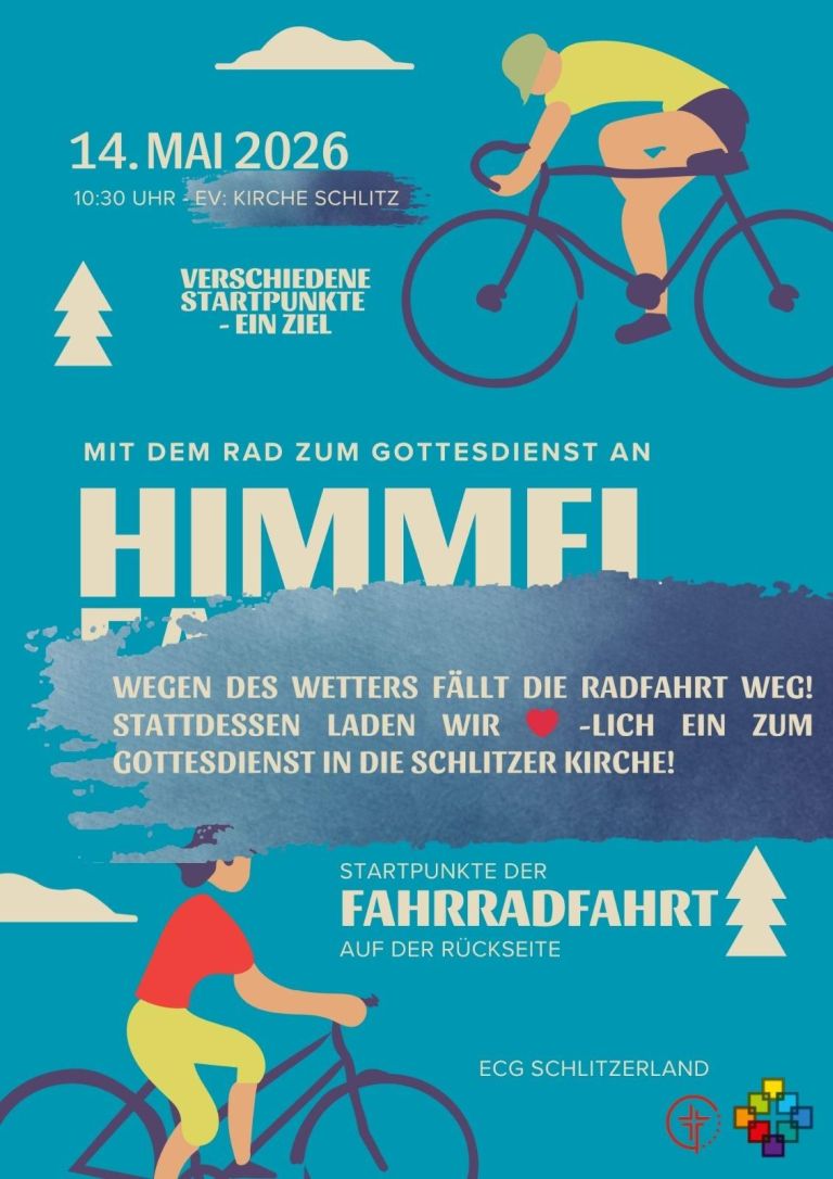 Himmelfahrt -  Gemeinsamer Gottesdienst in Schlitz, 14. Mai 2026, 10.30 Uhr, Stadtkirche