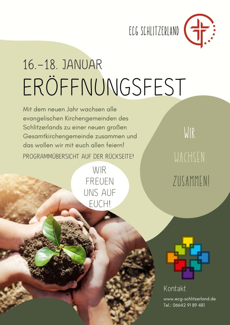 Eröffnungsfest Gesamtkirchengemeinde, 16. bis 18. Januar 2026