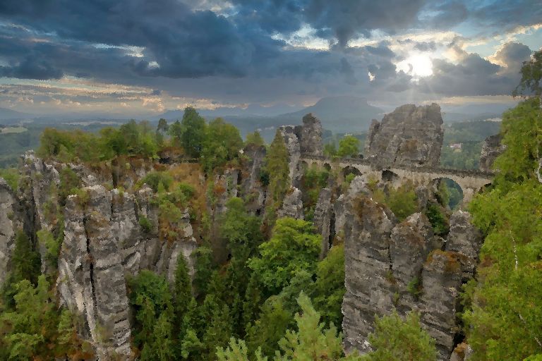 Basteibrücke (Bild: Biblische Reisen, Stuttgart)